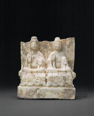 慈寧宮雕塑館展陳出土文物 曲陽造像及拓片——佛教藝術的瑰寶