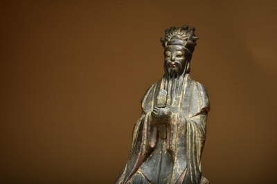 圖錄號043 文昌帝君造像 佛教造像中的文化交融與信仰象征